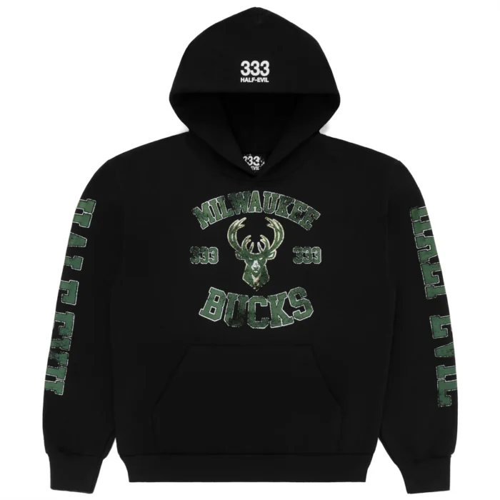 HALF EVIL MILWAUKEE BUCKS HOODIE