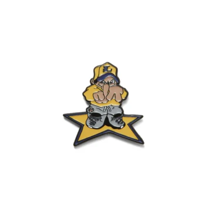 HALF EVIL LAKERS CARTOON PINHALF EVIL LAKERS CARTOON PIN